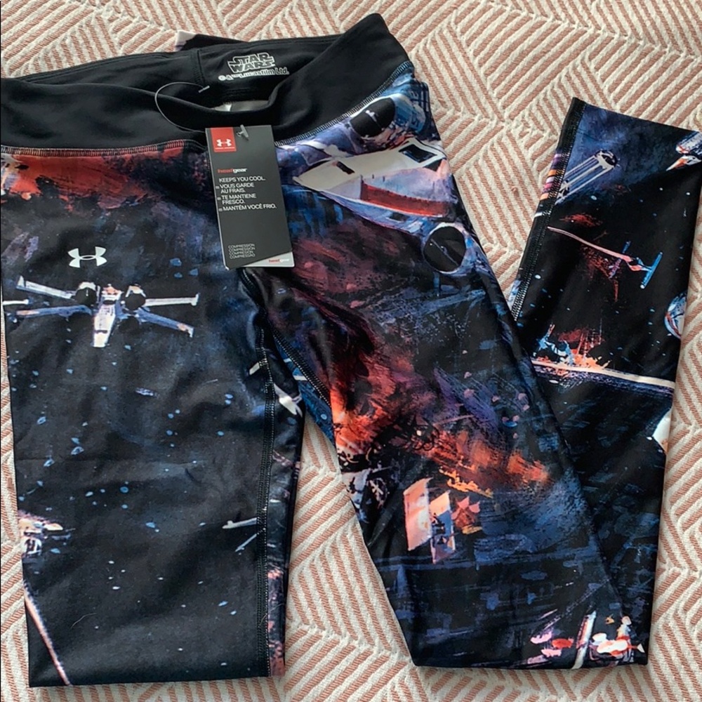 NWT Under Armour Star Wars sz Small leggings